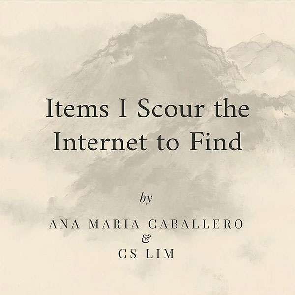 Ana Caballero &amp; CS Lim.  &quot;Items I Scour the Internet to Find&quot;. Video FHD - NFT