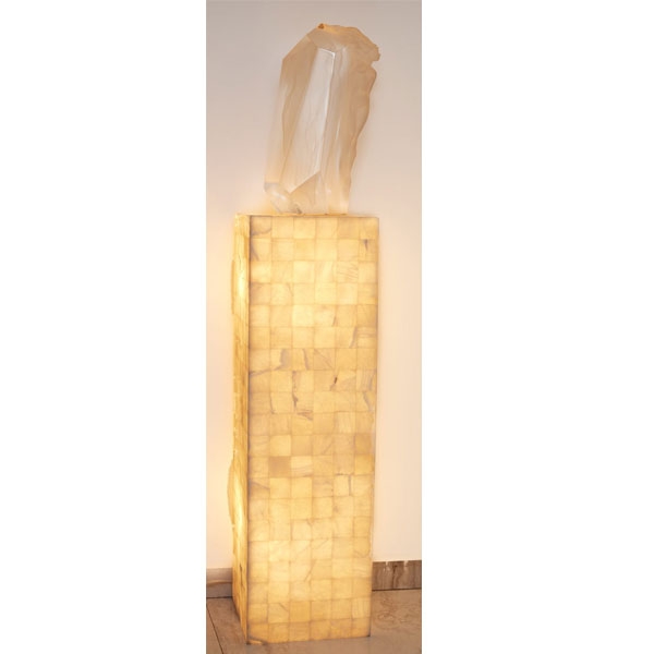 FREDERICK HART – Tracendent –  Escultura cristal de roca y pedestal 165/350.
