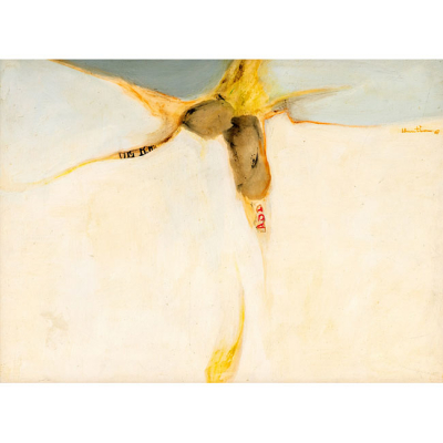 URRUTIA   (S. XX)  "Sin t&iacute;tulo"  Firmado: Urrutia  Acr&iacute;lico / Mixta 