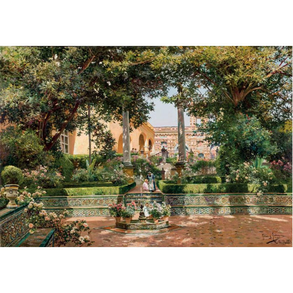 Manuel García y Rodríguez  (1863 - 1925).  &quot;Parque de Sevilla&quot;. 