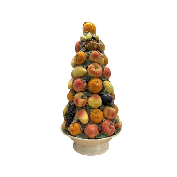 Frutero cer&aacute;mica Manises A&ntilde;os 60-70. 