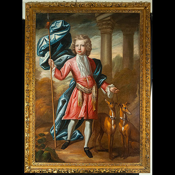 Retrato de Joven Noble - Siglo XVIII - Escuela Barroca Francia