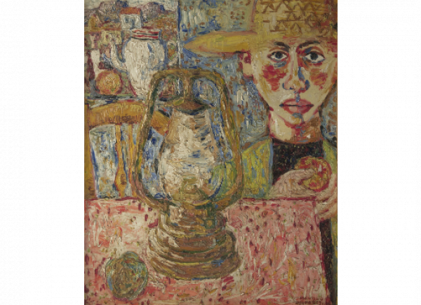 MANOLO MILLARES (Las Palmas de Gran Canaria, 1926 - Madrid, 1972) Campesino, 1952