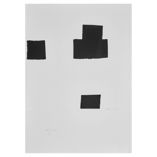 Eduardo Chillida Juantegui. Sin título. Serigrafía con relieve