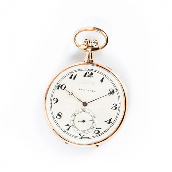 Reloj lepine suizo LONGINES, en caja de origen de una tapa en oro amarillo 18 K, 47 mm.
