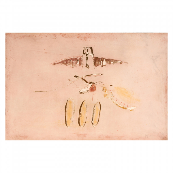 Pep Fajardo (Barcelona, 1961) Composici&oacute;n. T&eacute;cnica mixta sobre papel.