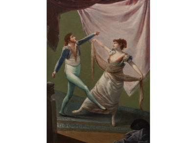 ESCUELA ESPAÑOLA, H. 1800 Bailarines de bolero