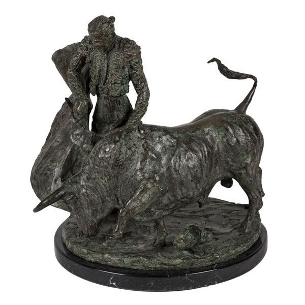 Luis Sanguino (Barcelona, 1934)  "Muletazo" escultura 