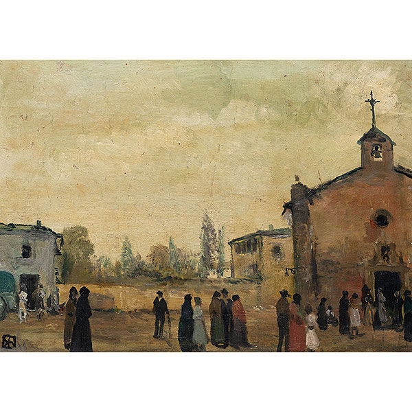"La Ermita"   RICARDO BAROJA (Minas de Ríotinto, 1871-1953)