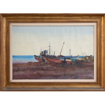 &quot;Barcos&quot;  LUIS GARCIA OCHOA (San Sebastián, 1920-Madrid, 2019)