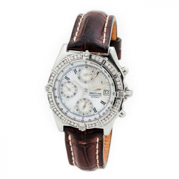 Reloj cronógrafo cab. suizo BREITLING, mod: &#039;Chronomat Evolution&#039;, en caja de acero 39 mm 