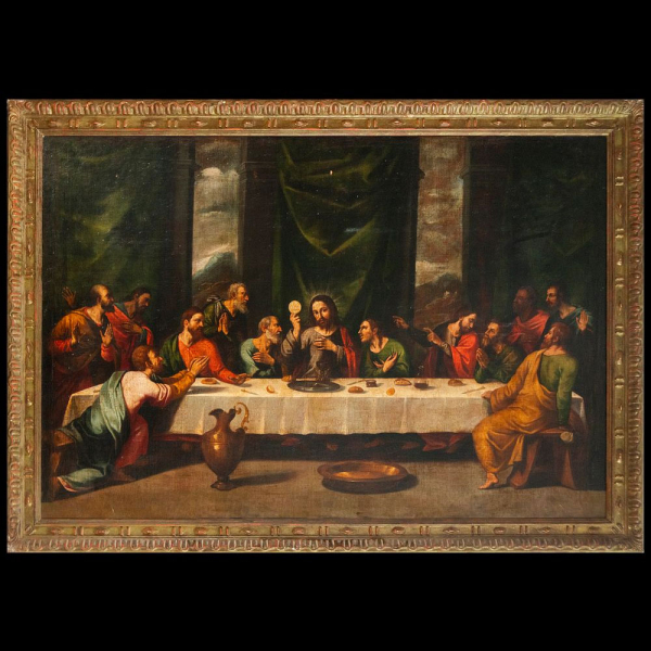 PEDRO DE ORRENTE Y SU TALLER (1580-1645) - SANTA CENA - Escuela Barroca Granadina del siglo XVII
