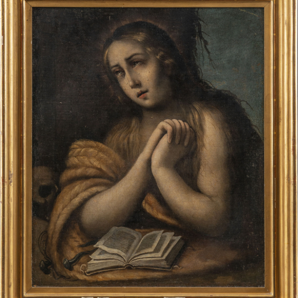 "María Magdalena penitente"   Escuela Española, Siglo XVII 
