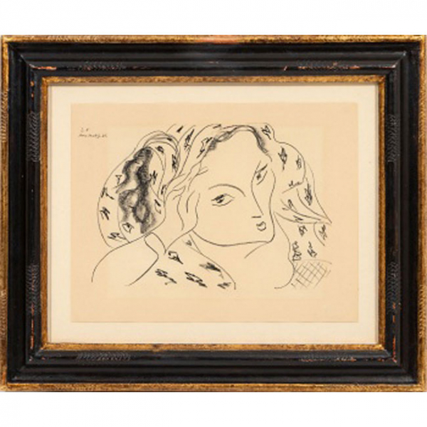 HENRI MATISSE   (Francia, 1869 - 1954)  "Themes et Variations"  Firmado: Henri Matisse  Litogafía / Papel