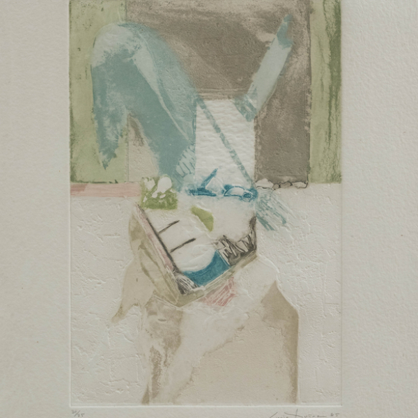 "Composici&oacute;n"  LUCIO MU&Ntilde;OZ (Madrid, 1929-1998) 