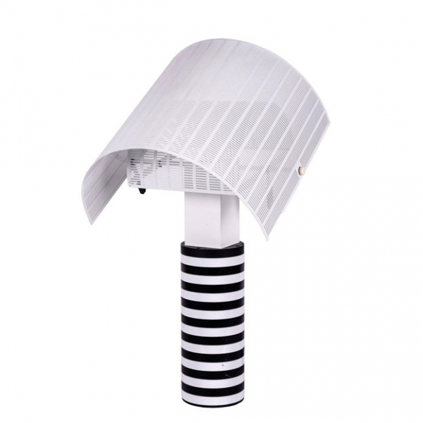 Lampara de sobremesa Shogun dise&ntilde;o de Mario Botta para Artemide. S. XX.
