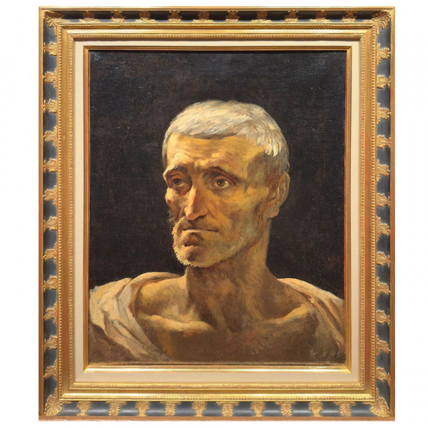 TH&Eacute;ODORE G&Eacute;RICAULT (Ruan, 1791 &ndash; Par&iacute;s, 1824) Estudio de n&aacute;ufrago para "Le Radeau de la M&eacute;duse".  &Oacute;leo sobre lienzo.