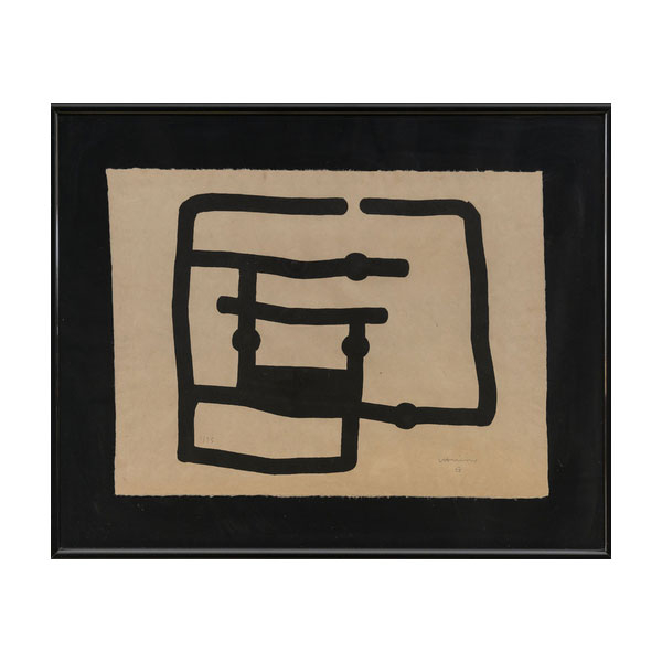 EDUARDO CHILLIDA (San Sebastián, 1924 - 2002)   "Zedatu II" c. 1991 