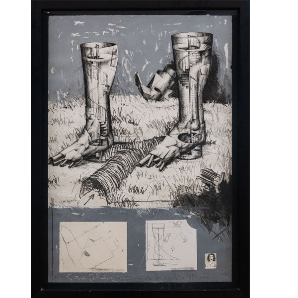 "Piernas esculturales"  ANDRÉS NAGEL (San Sebastián, 1947)