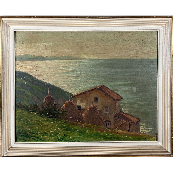 Angel Cabanas Oteiza "Paisaje de la Costa Vasca"