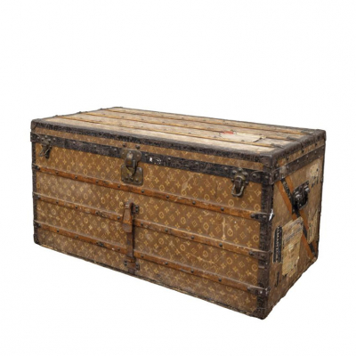 LOUIS VUITTON. Ba&uacute;l de viaje. Posiblemente a&ntilde;os 20.