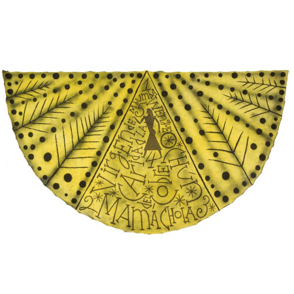 José Bedia (1959).   "La Virgen de la Caridad del Cobre (1993)". Acrílico sobre lienzo. Firmado y fechado (93) en el lateral derecho. 