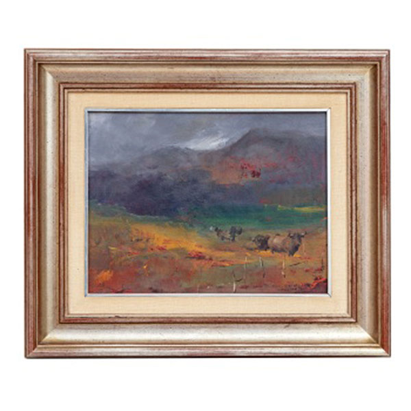 LUIS GARCÍA CAMPOS  (Bilbao 1928 - 2011) "Tormenta en la Sierra "
