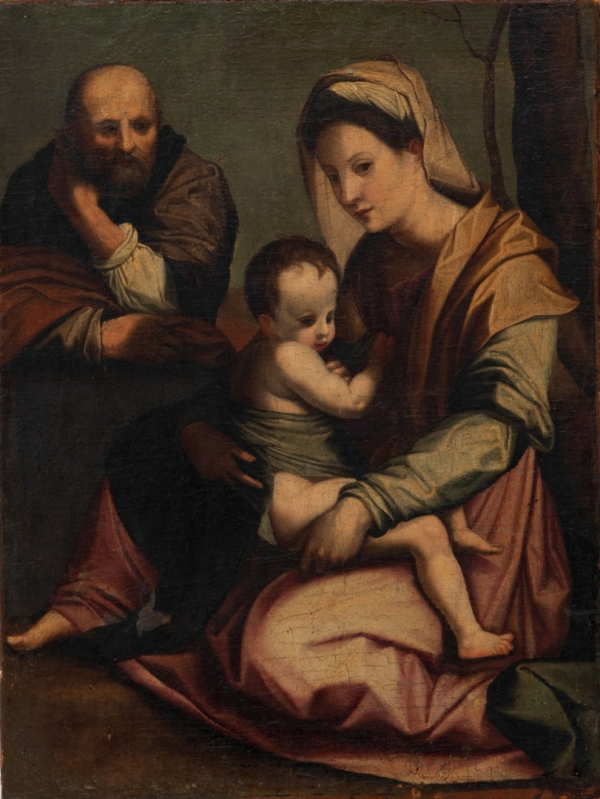 ESCUELA ITALIANA  (S. XVI) "Sagrada familia"