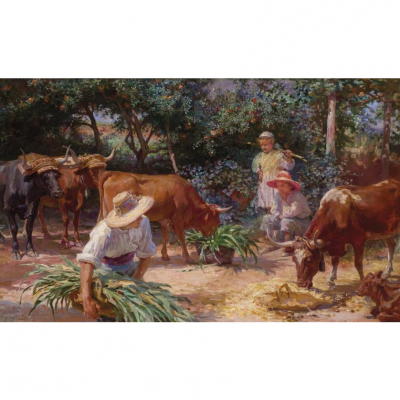 Jose Santiago Garnelo y Alda. Valencianos, 1902