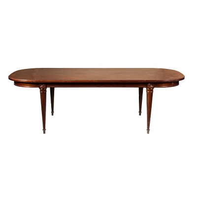 Mesa de comedor de caoba