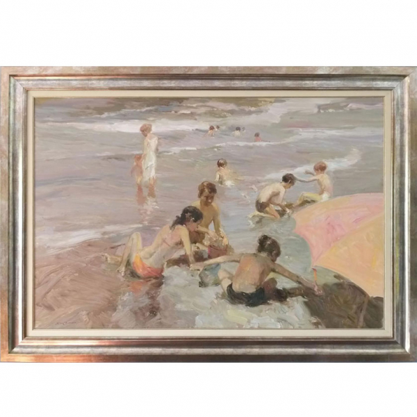 Luis Giner Bueno (Godella, Valencia 1935) sin título Óleo sobre lienzo firmado