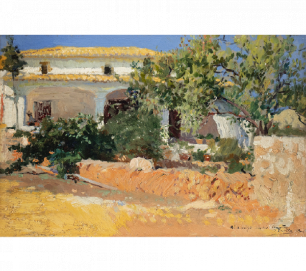 JOAQUÍN SOROLLA Y BASTIDA (Valencia, 1863 - Madrid, 1923)  Viejo Riu-rau de Jávea, 1900 