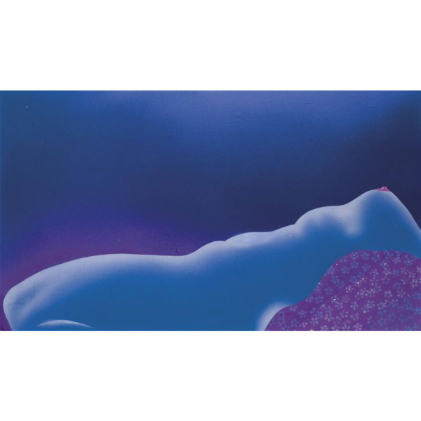 Eduardo Úrculo.  "La luz lunar iniciando el Alba a través del cuerpo".