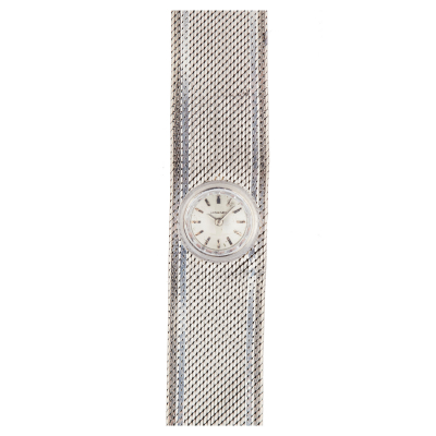 Reloj Longines de pulsera para señora. En oro blanco.  
