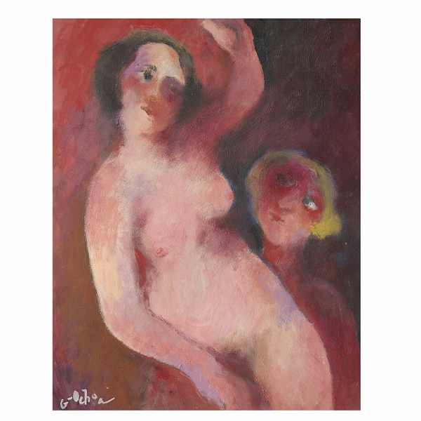 Luis Garc&iacute;a Ochoa (1920-2019) "Desnudos". &Oacute;leo sobre lienzo.  