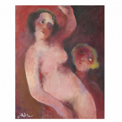 Luis Garc&iacute;a Ochoa (1920-2019) "Desnudos". &Oacute;leo sobre lienzo.  
