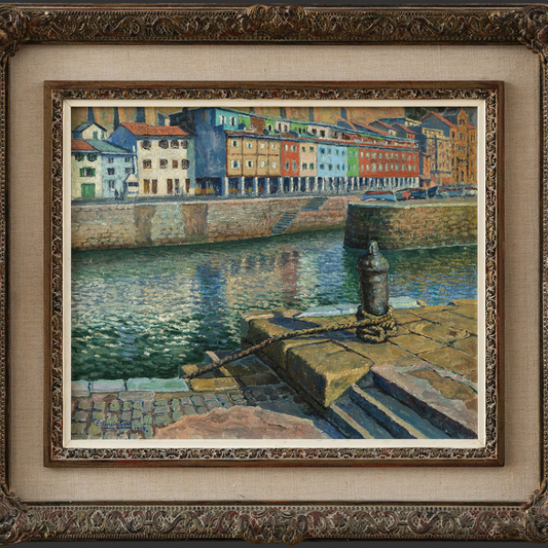 &quot;Puerto de San Sebastián&quot;  JULIO GARCÍA SANZ(San Sebastián, 1944) 