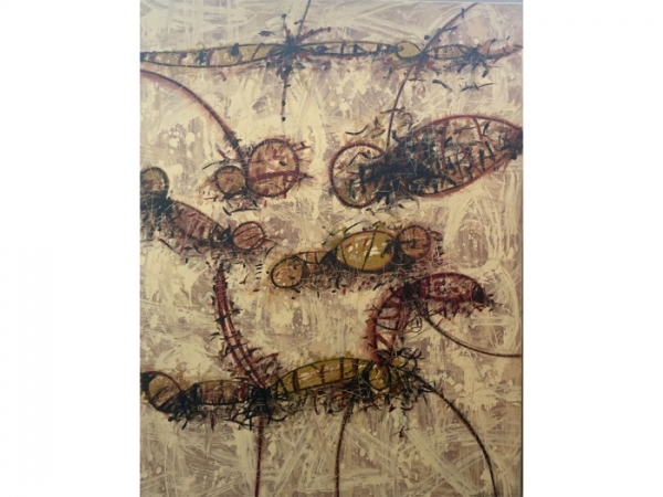 Virgilio Santaella Rivas – Sabor Silvestre – Óleo / encaustica