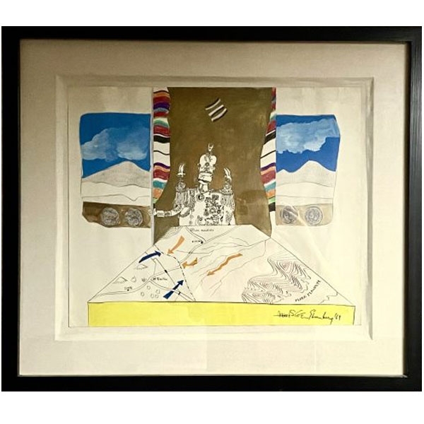 “OBRA A LA LIMON”- Aragonés, Cohen, Ehrenberg – Papel, tinta y técnica mixta