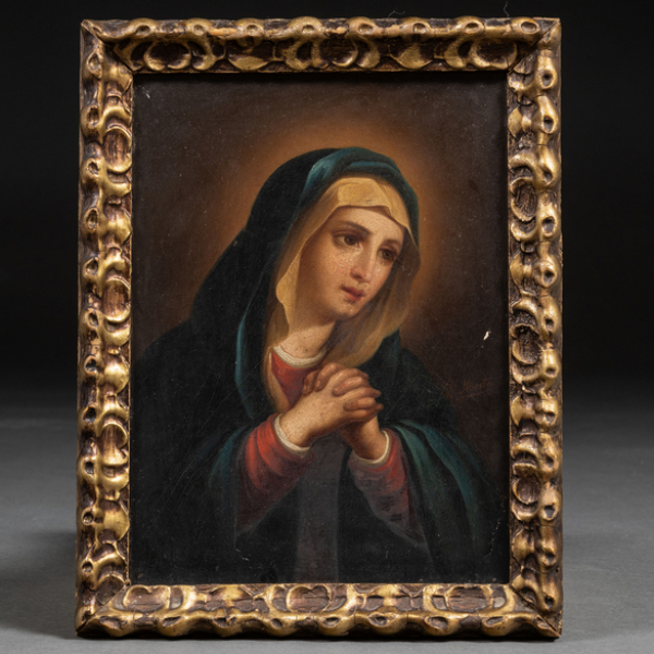 "Virgen Dolorosa" ESCUELA ESPAÑOLA, Siglo XIX