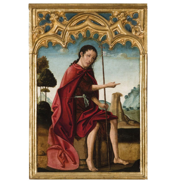 Francisco de Osona. "San Juan Bautista". &Oacute;leo sobre tabla.
