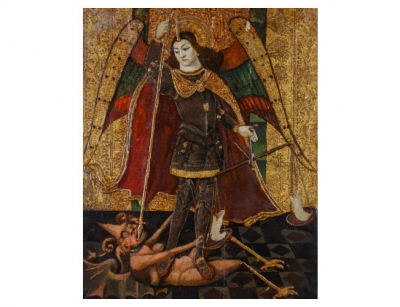 ESCUELA ARAGONESA, H. 1500 San Miguel arcángel