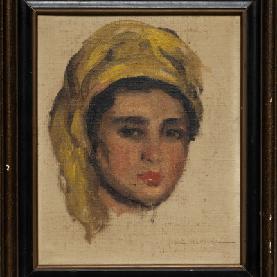 &quot;Mujer Marroquí&quot;  JOSÉ CRUZ HERRERA (Cádiz, 1890-Casablanca, 1972) 