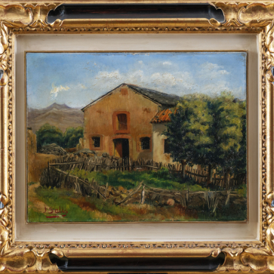 &quot;Paisaje&quot;   JOSÉ SALÍS (Cantabría, 1863 - Irún, 1926) 