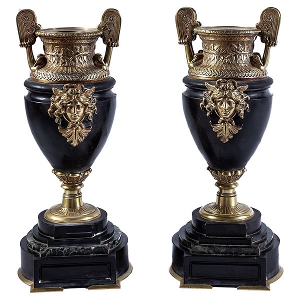 Pareja de jarrones Napoleón III