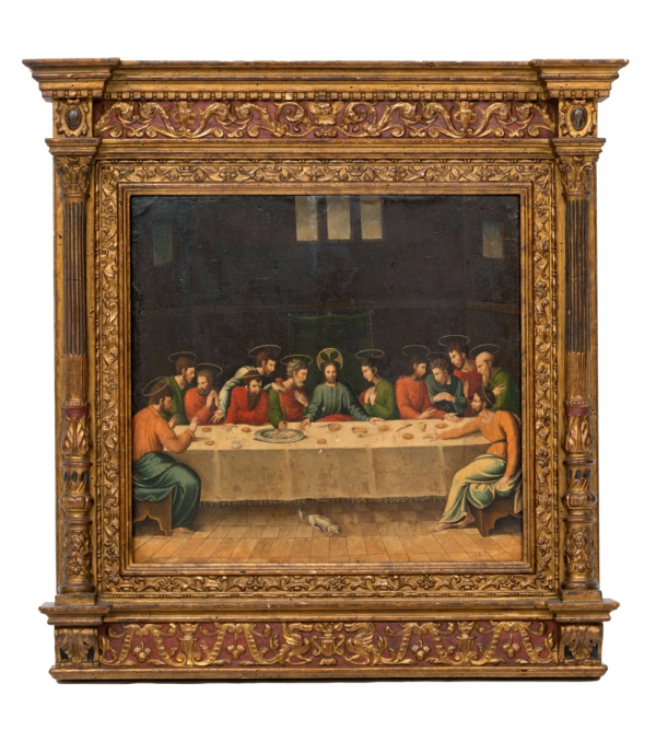  ESCUELA VALENCIANA  (S. XVI) "La Última Cena"