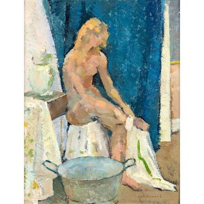 Ken Howard (Londres, 1932) "Desnudo femenino"