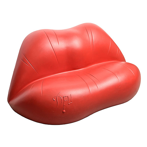 Salvador Dalí &amp; Oscar Tusquets Sofá Dalí Lips o Labios Rojos 1972