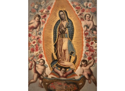 ESCUELA MEXICANA, H. 1700 Virgen de Guadalupe