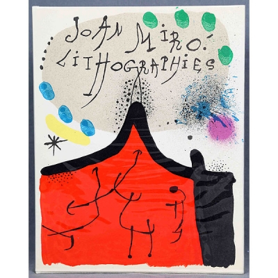 JOAN MIRÓ Litógrafo 1970